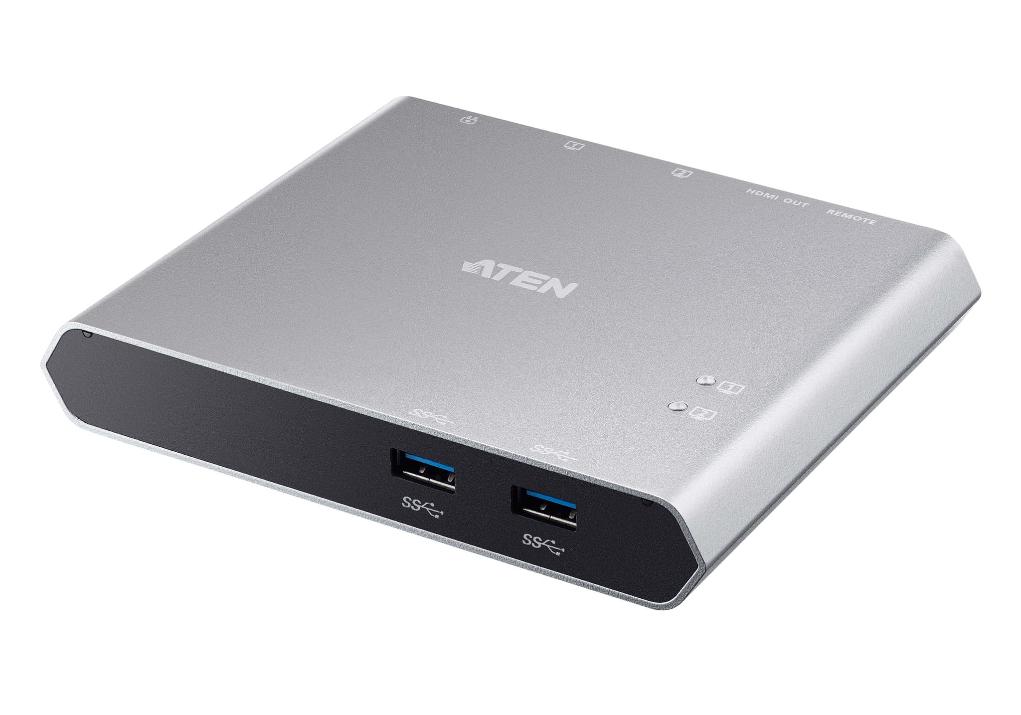 ATEN 2 PORT USB-C GEN 1 DOCK SWITCH WITH POWER PASS-THROUGH