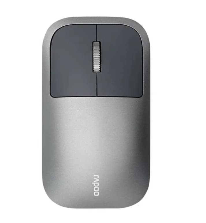 RAPOO M700  SILVER Wireless Mouse 2.4G/BT 5.0 1300DPI Long Battery Life Wireless Charging