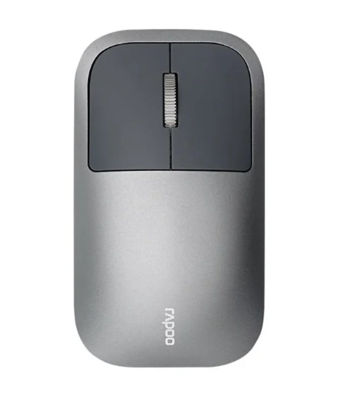 RAPOO M700  SILVER Wireless Mouse 2.4G/BT 5.0 1300DPI Long Battery Life Wireless Charging