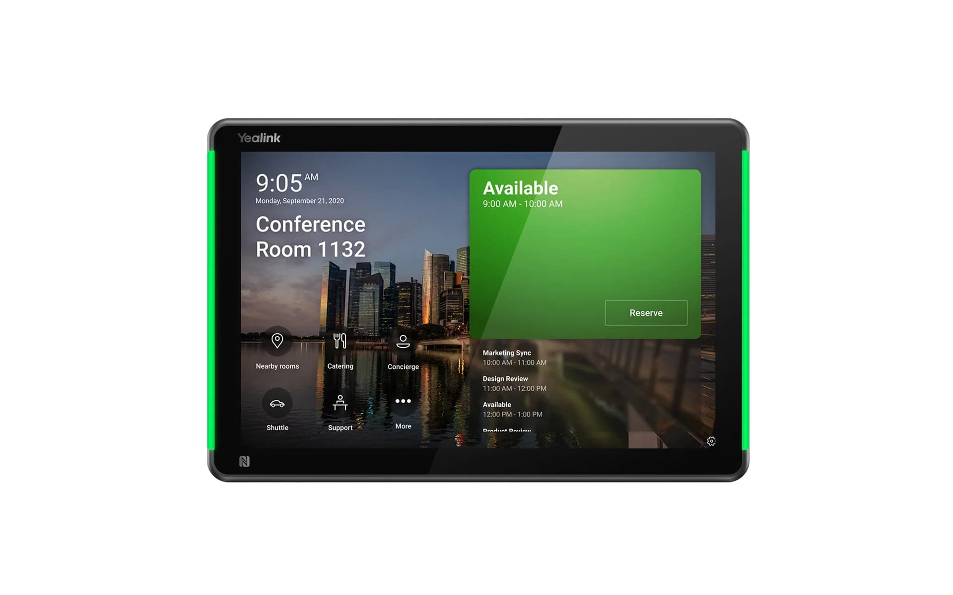 Yealink RoomPanel Plus E2 10.1" Android Scheduler