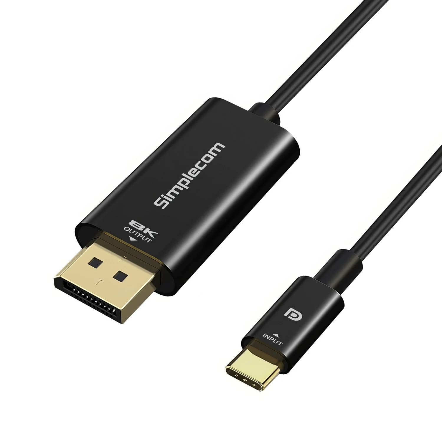 Simplecom DA323 USB‑C to DisplayPort 8K 60Hz Cable